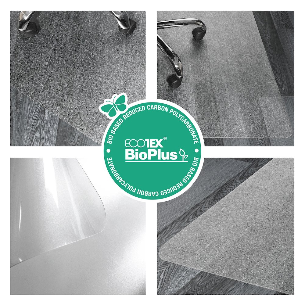 Ecotex BioPlus Polycarbonate Chair Mat for Hard Floors  - 35" x 47". Picture 6