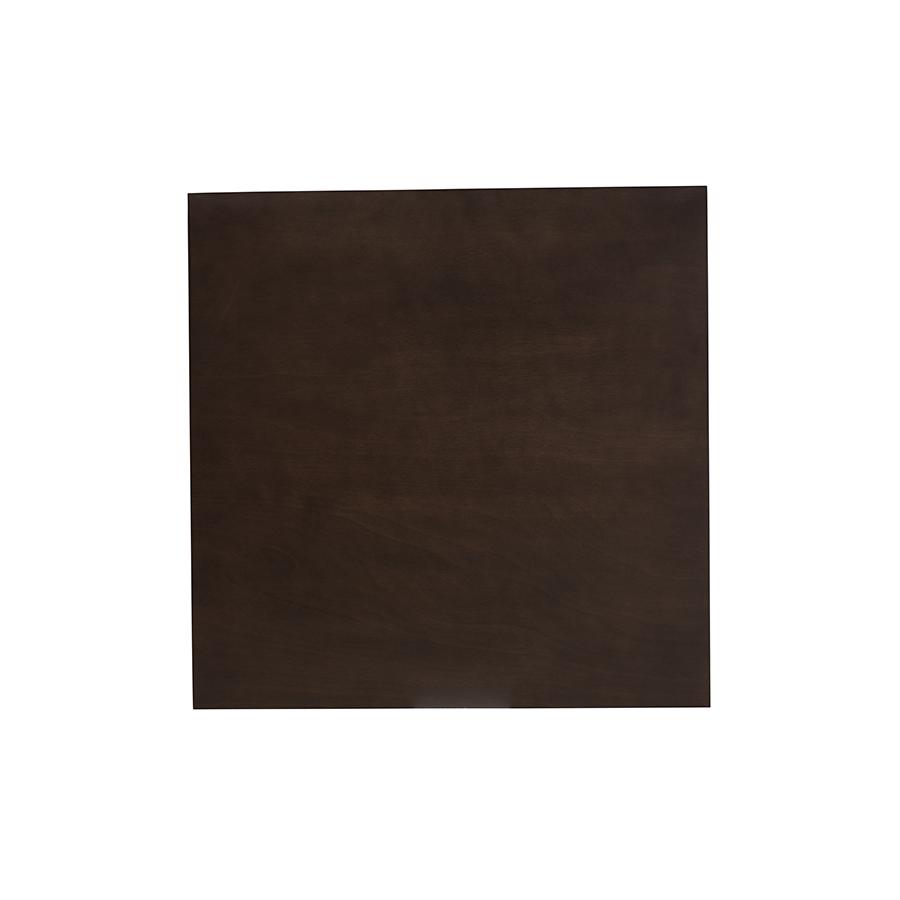 Baxton Studio Britte Mid-Century Modern Beige Fabric Upholstered Dark Oak Brown Finished 5-Piece Wood Dining Set. Picture 4