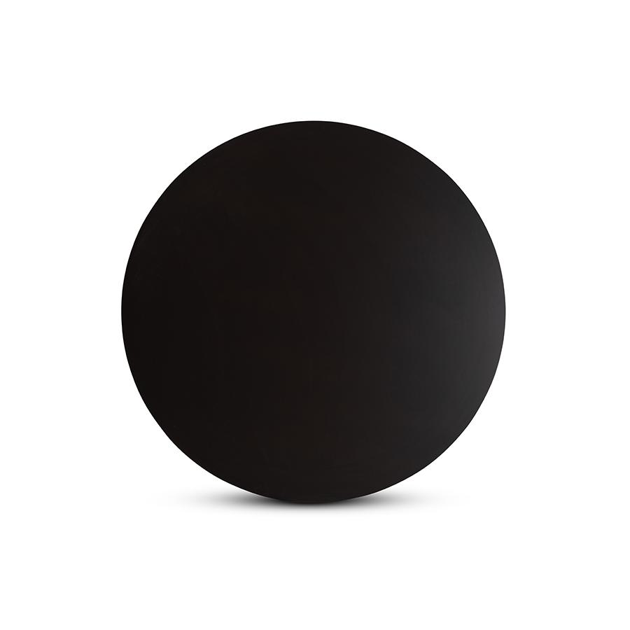 Dark Brown Finished 35-Inch-Wide Round Wood Dining Table. Picture 3