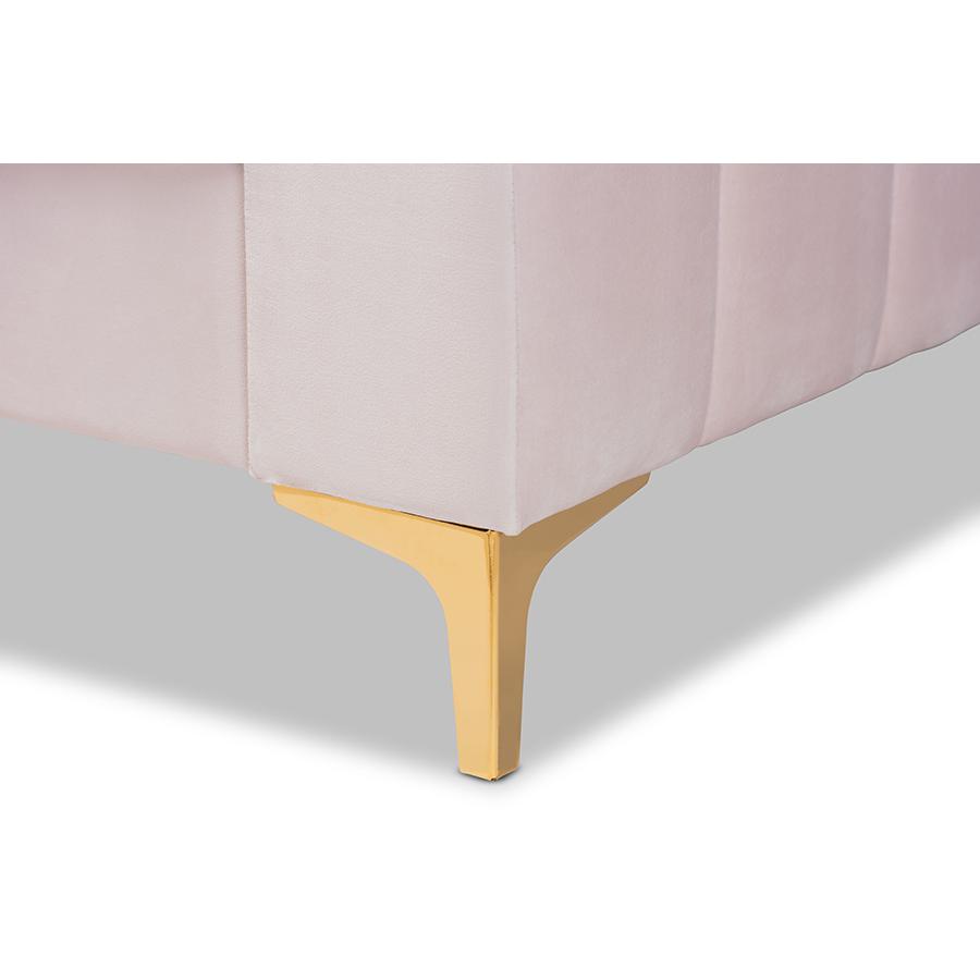 Gold Finished Full Size Daybed. Picture 4