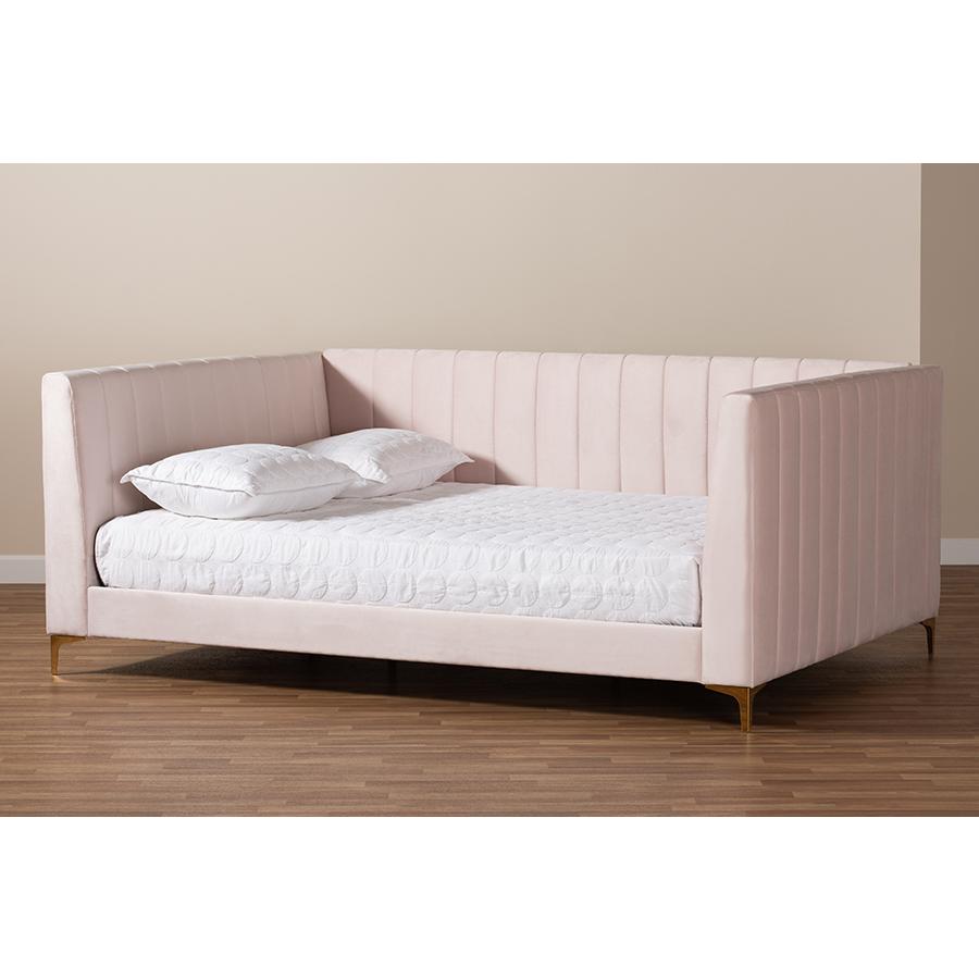 Gold Finished Full Size Daybed. Picture 6