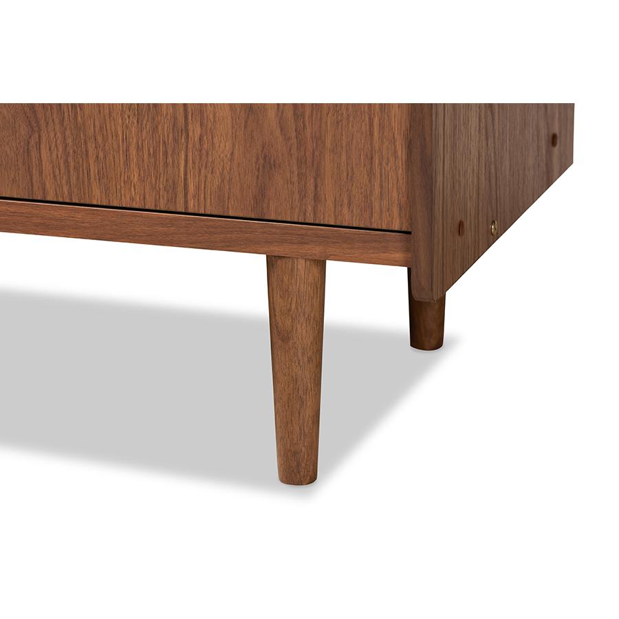 Grey Gradient Finished Wood 2-Door Dining Room Sideboard Buffet. Picture 6