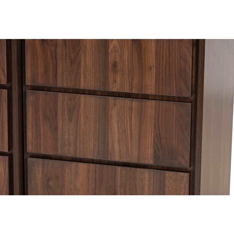 Black Finished Metal 3-Door Dining Room Sideboard Buffet. Picture 5