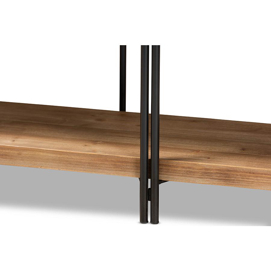Black Finished Metal Console Table. Picture 5