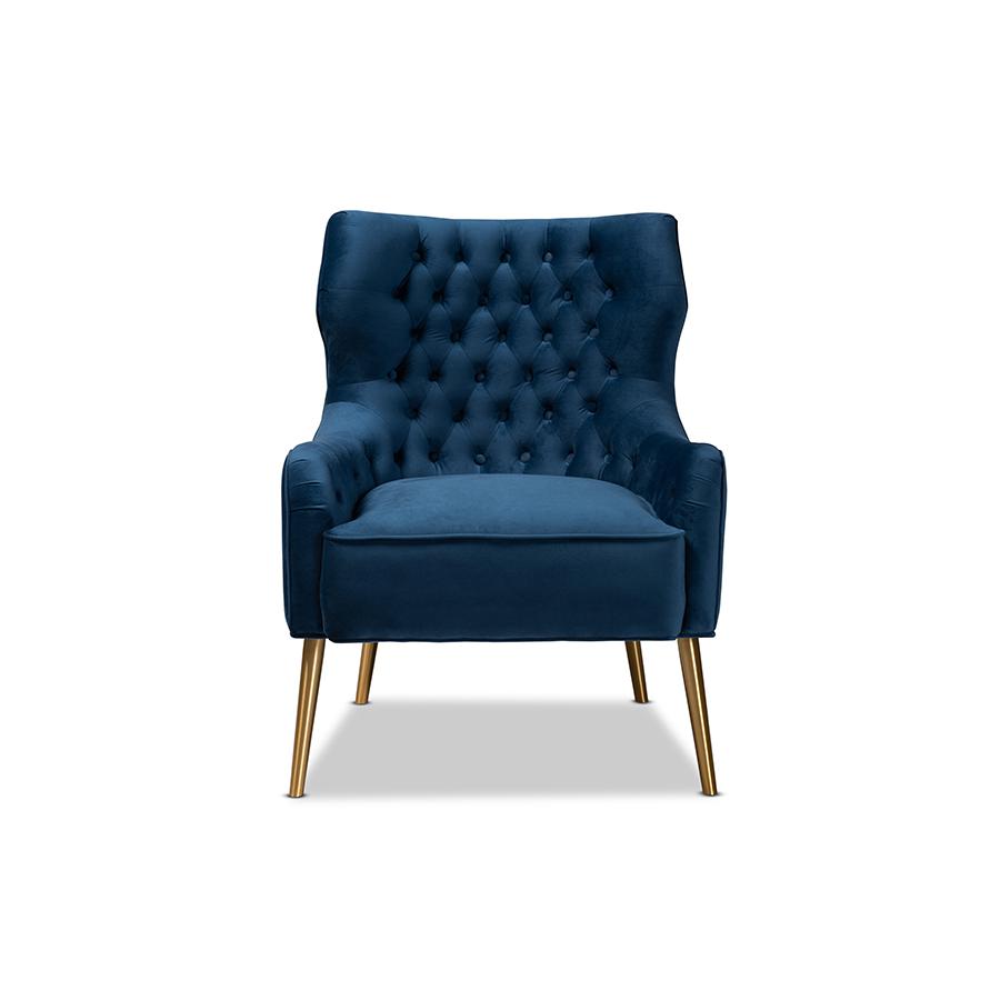 Gold Finished Metal Armchair. Picture 2