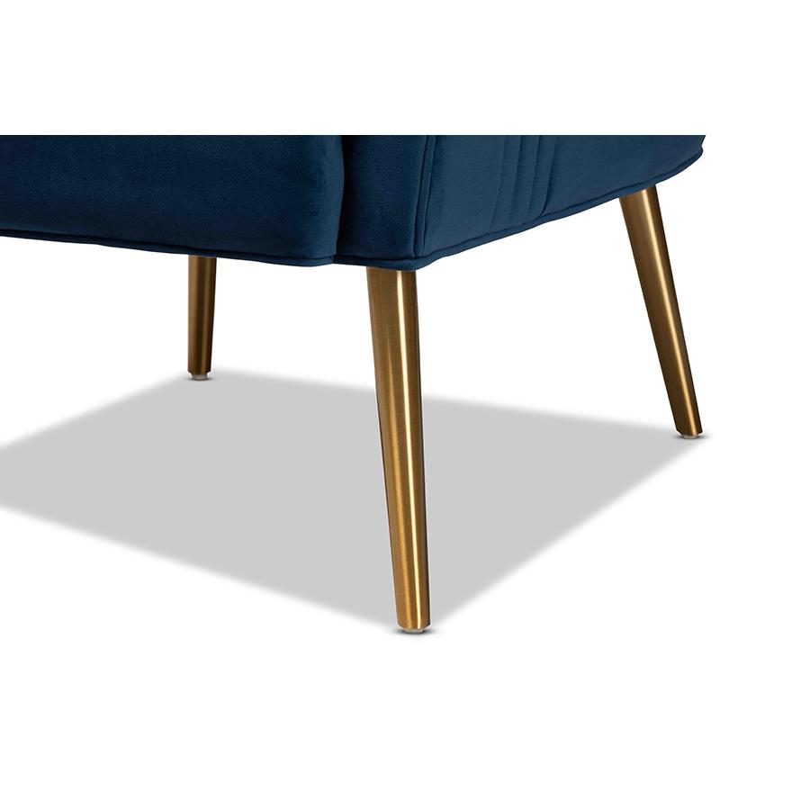 Gold Finished Metal Armchair. Picture 7