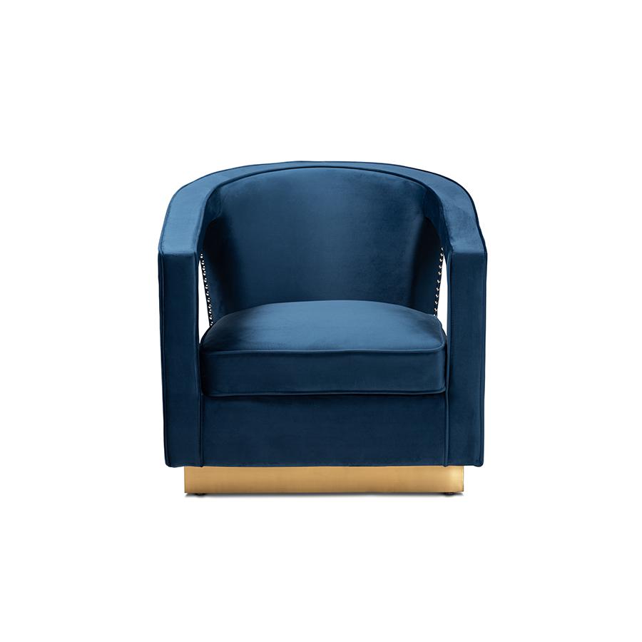 Gold Finished Metal Armchair. Picture 2