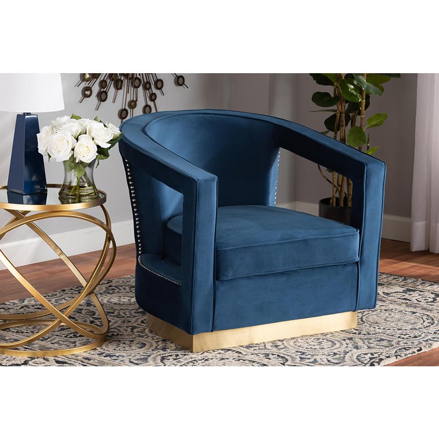 Gold Finished Metal Armchair. Picture 7