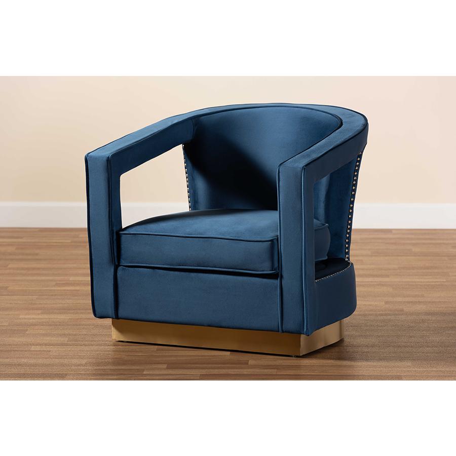 Gold Finished Metal Armchair. Picture 8