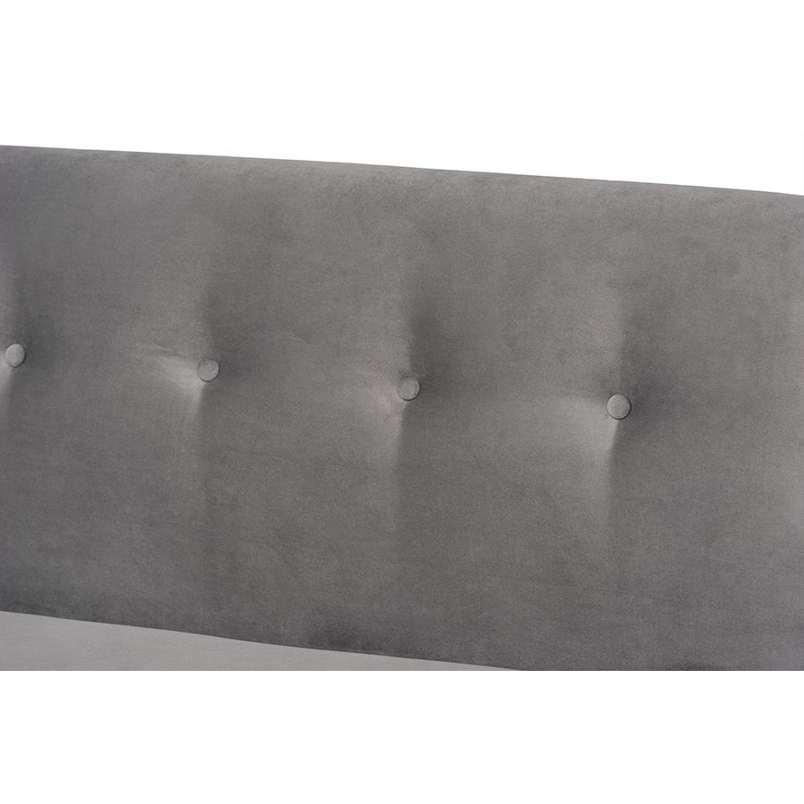 Walnut Brown Finished Wood 2-Piece Dining Nook Banquette Set. Picture 4