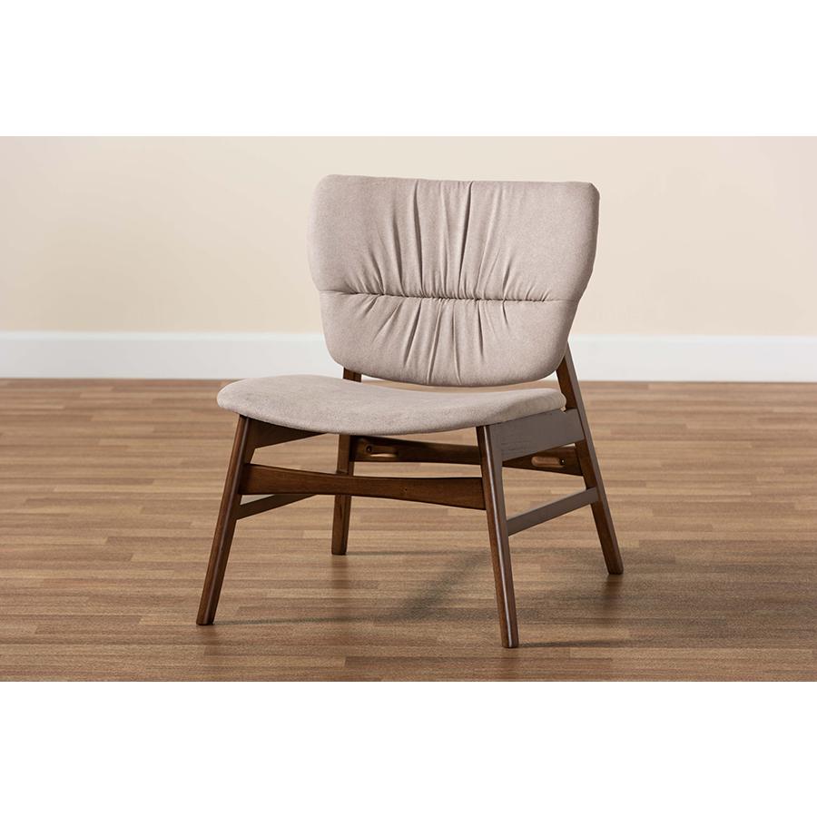 Walnut Brown Finished Wood Accent Chair. Picture 9