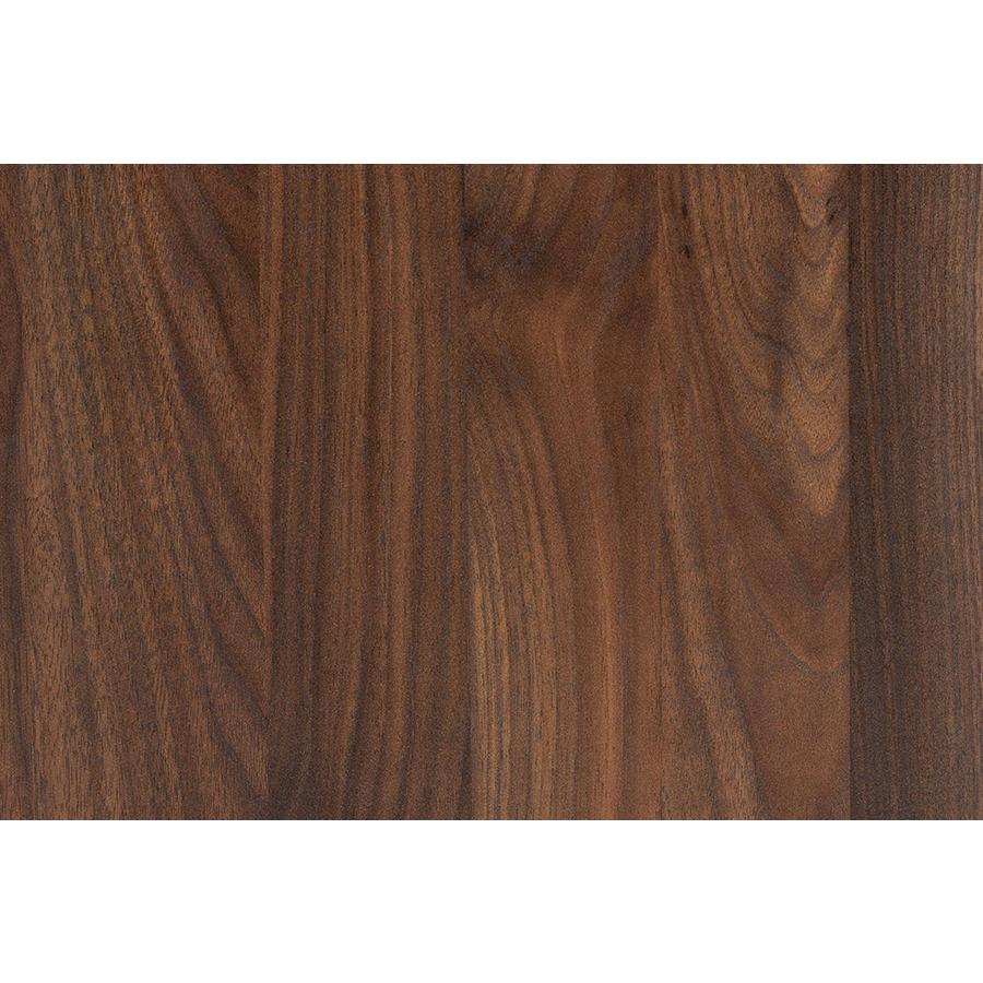 Baxton Studio Hartman Mid-Century Modern Walnut Brown Finished Wood Shoe Cabinet. Picture 7