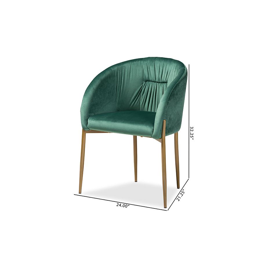 Gold Finished Metal Dining Chair. Picture 10