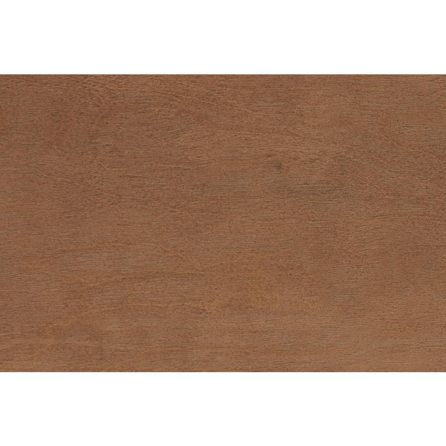 Walnut Brown Finished Wood Full Size Platform Bed with Charging Station. Picture 7