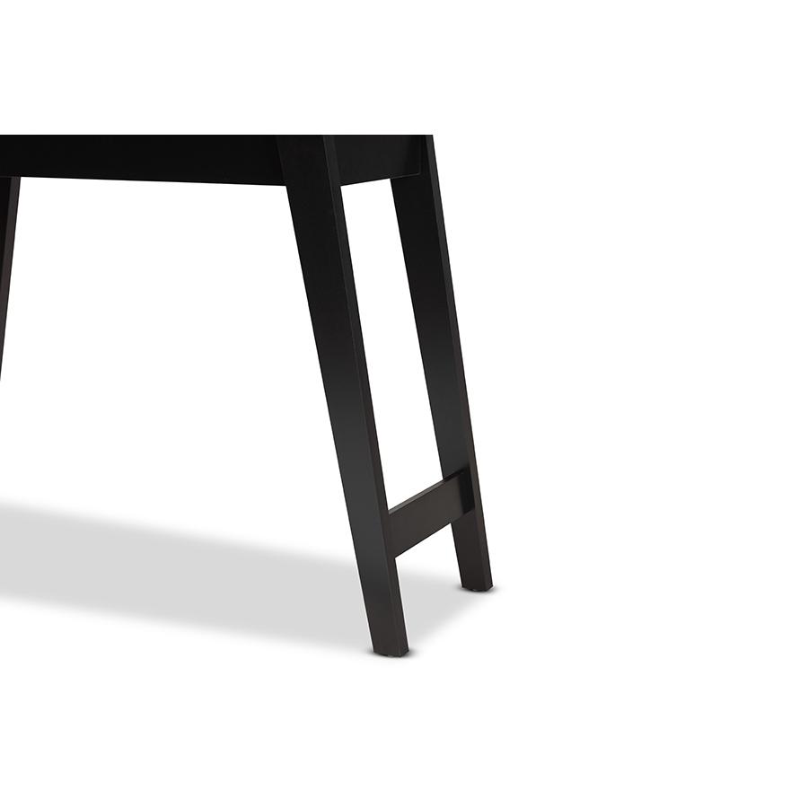 Wales Modern and Contemporary Light Brown Finished Wood 1-Drawer Console Table. Picture 6