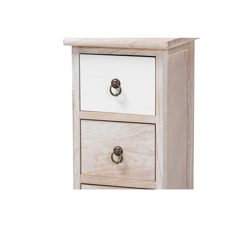 Seanna Modern and Contemporary Multi-Colored Wood 4-Drawer Storage Unit. Picture 5