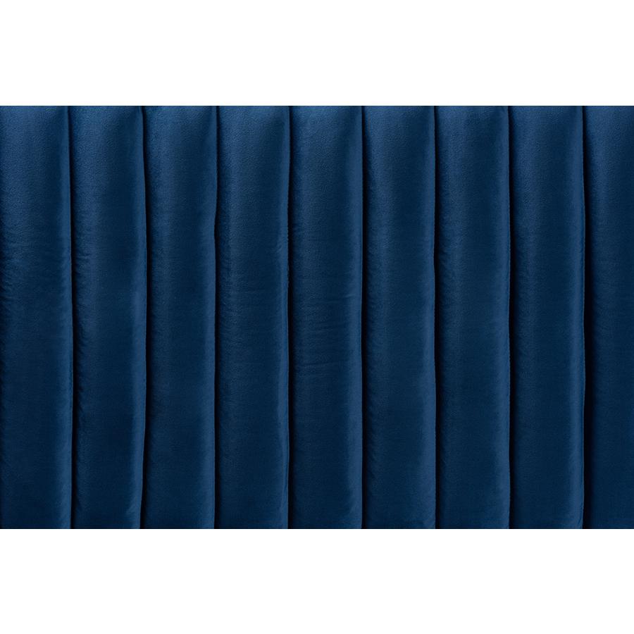 Dark Brown Finished Wood Queen Size Headboard. Picture 3