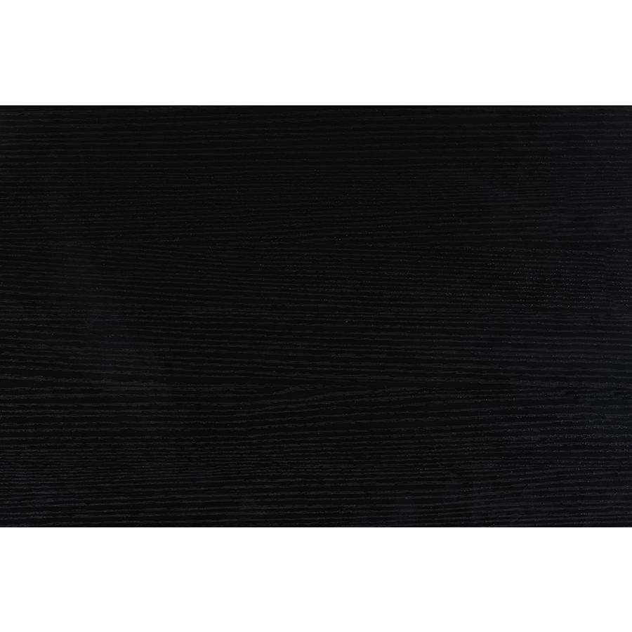 Two-Tone Oak Brown and Black Finished Wood Coffee Table. Picture 8