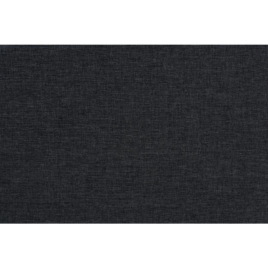 Charcoal Fabric Upholstered and Dark Brown Finished Wood Twin Size Daybed. Picture 6
