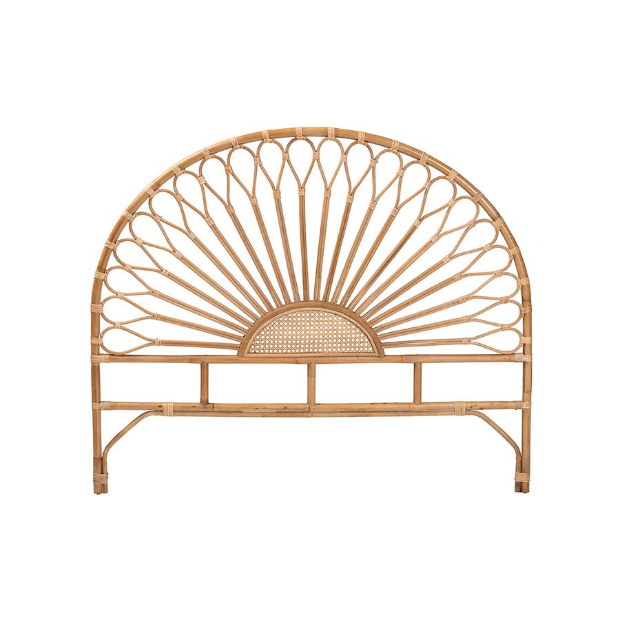 Bohemian Natural Rattan King Size Standalone Headboard. Picture 2