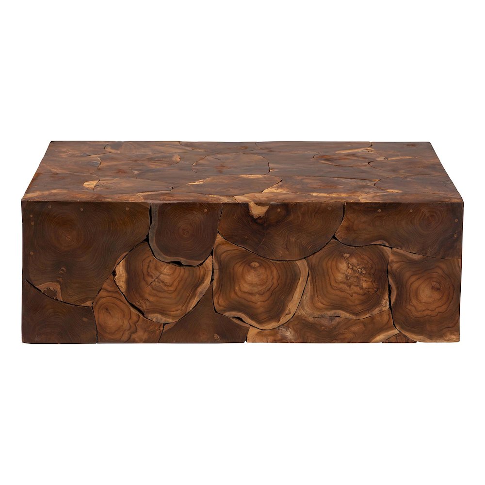 Eldora Teak Wood Coffee Table. Picture 2