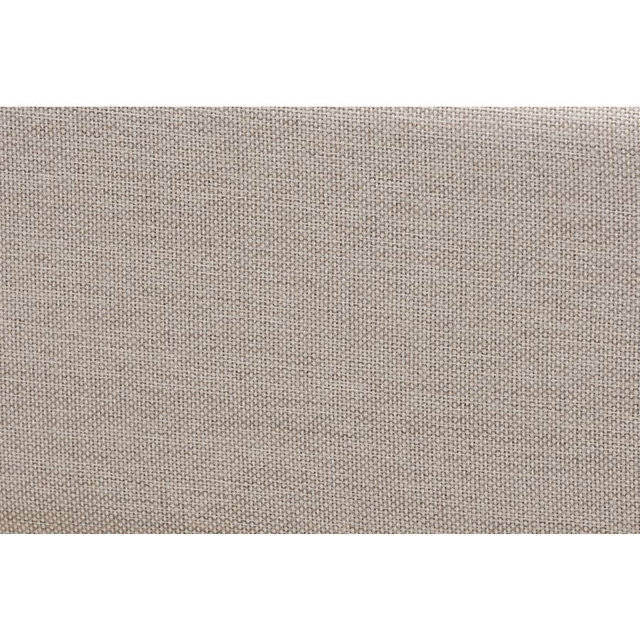 Transitional Beige Fabric Full Size 3-Drawer Storage Platform Bed. Picture 9