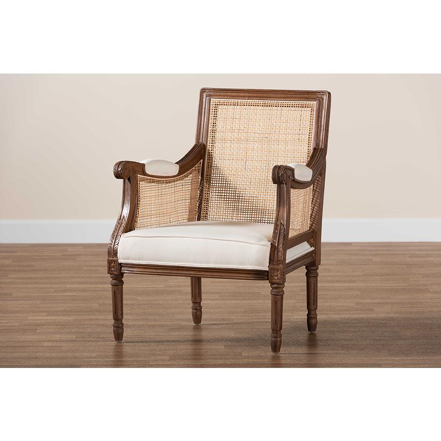 Walnut Brown Finished Wood Accent Chair. Picture 9