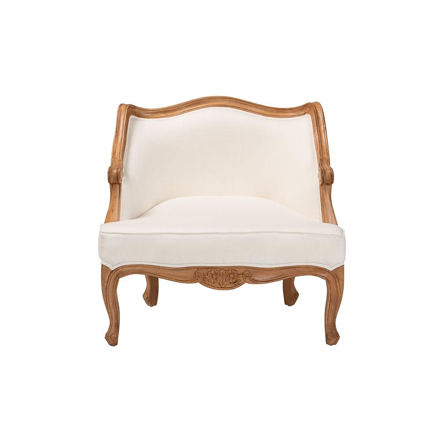 Honey Oak Finished Wood Low Seat Accent Chair. Picture 2