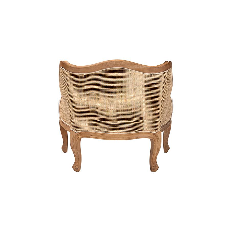 Honey Oak Finished Wood Low Seat Accent Chair. Picture 4