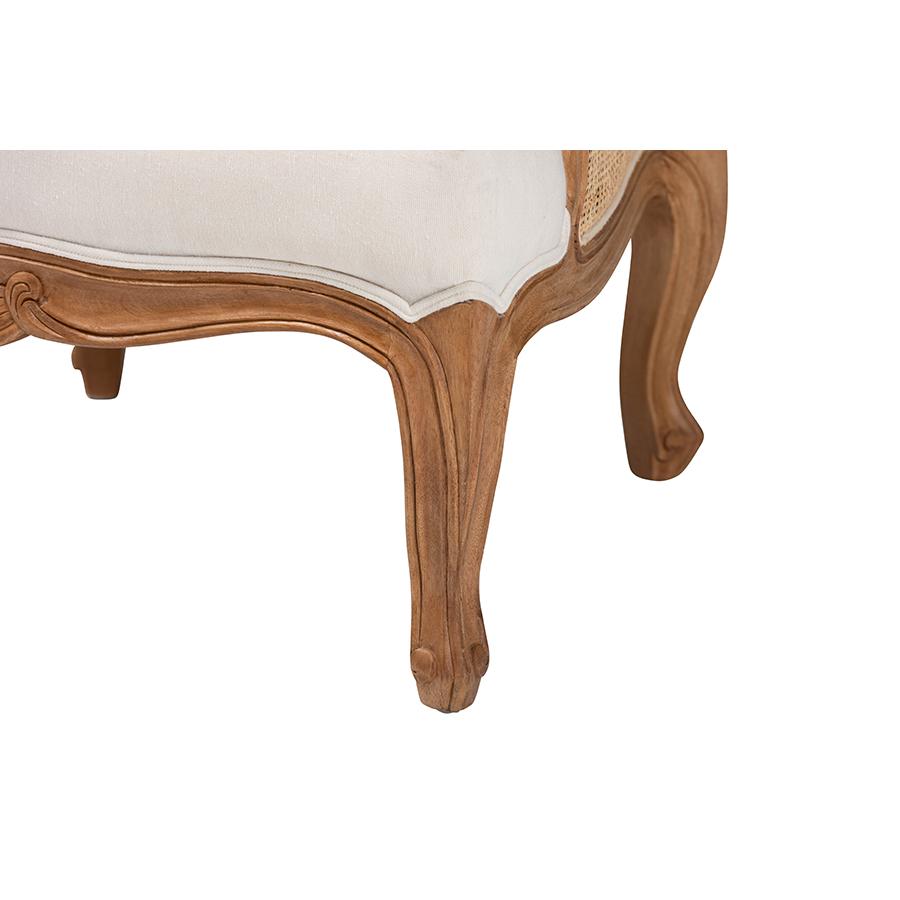 Honey Oak Finished Wood Low Seat Accent Chair. Picture 6