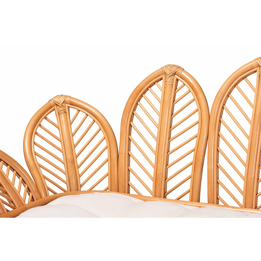 Loften Bohemian Light Honey Rattan Daybed. Picture 5