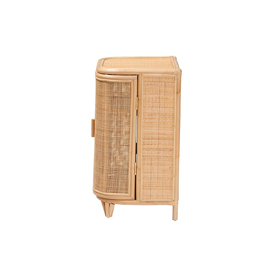 Yanka Bohemian Natural Rattan Storage Cabinet. Picture 4