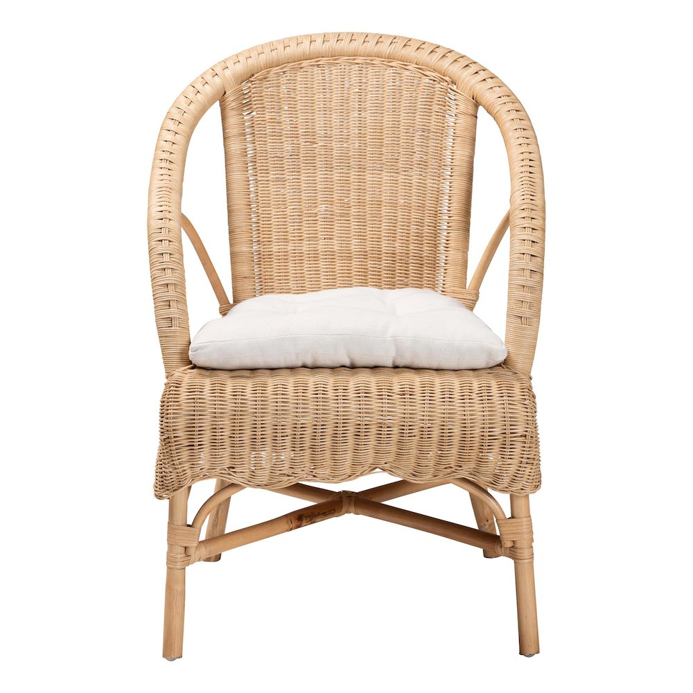 Reinu Natural Rattan Dining Chair. Picture 2