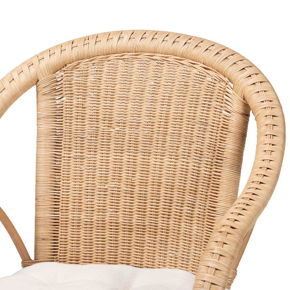 Reinu Natural Rattan Dining Chair. Picture 5