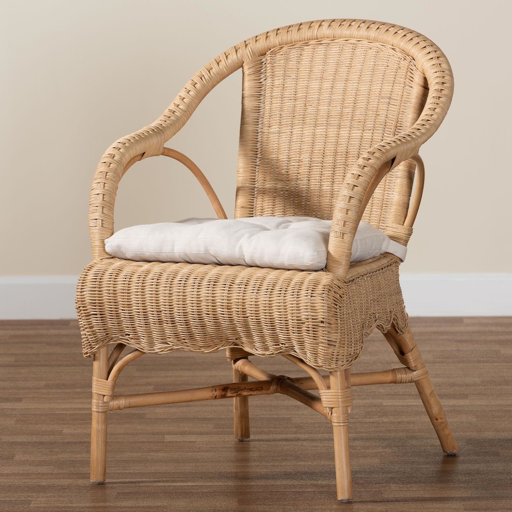 Reinu Natural Rattan Dining Chair. Picture 9