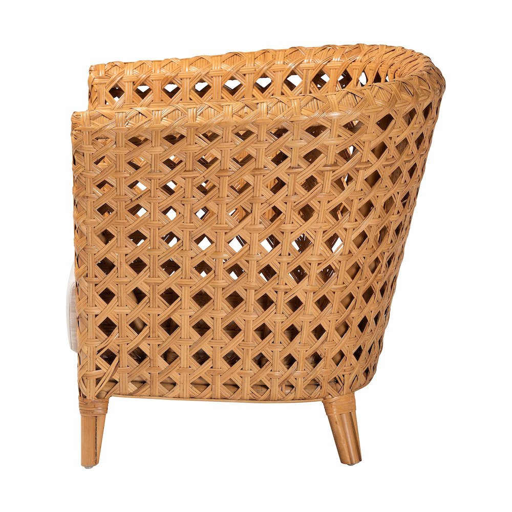 Daiwa Bohemian Light Honey Ratan Accent Chair. Picture 3