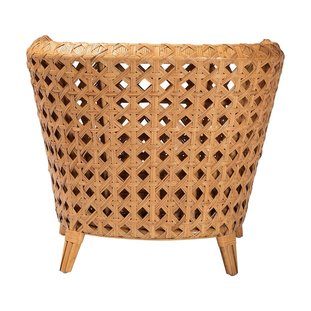 Daiwa Bohemian Light Honey Ratan Accent Chair. Picture 4