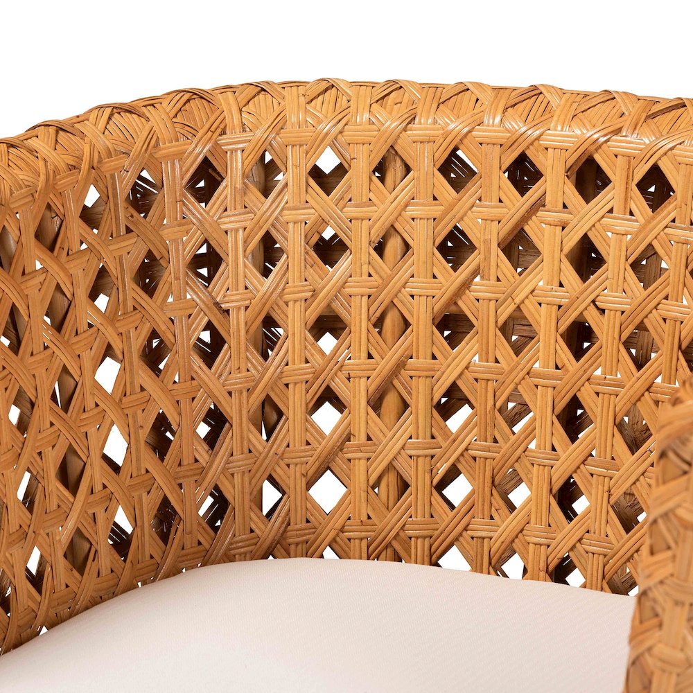Daiwa Bohemian Light Honey Ratan Accent Chair. Picture 5