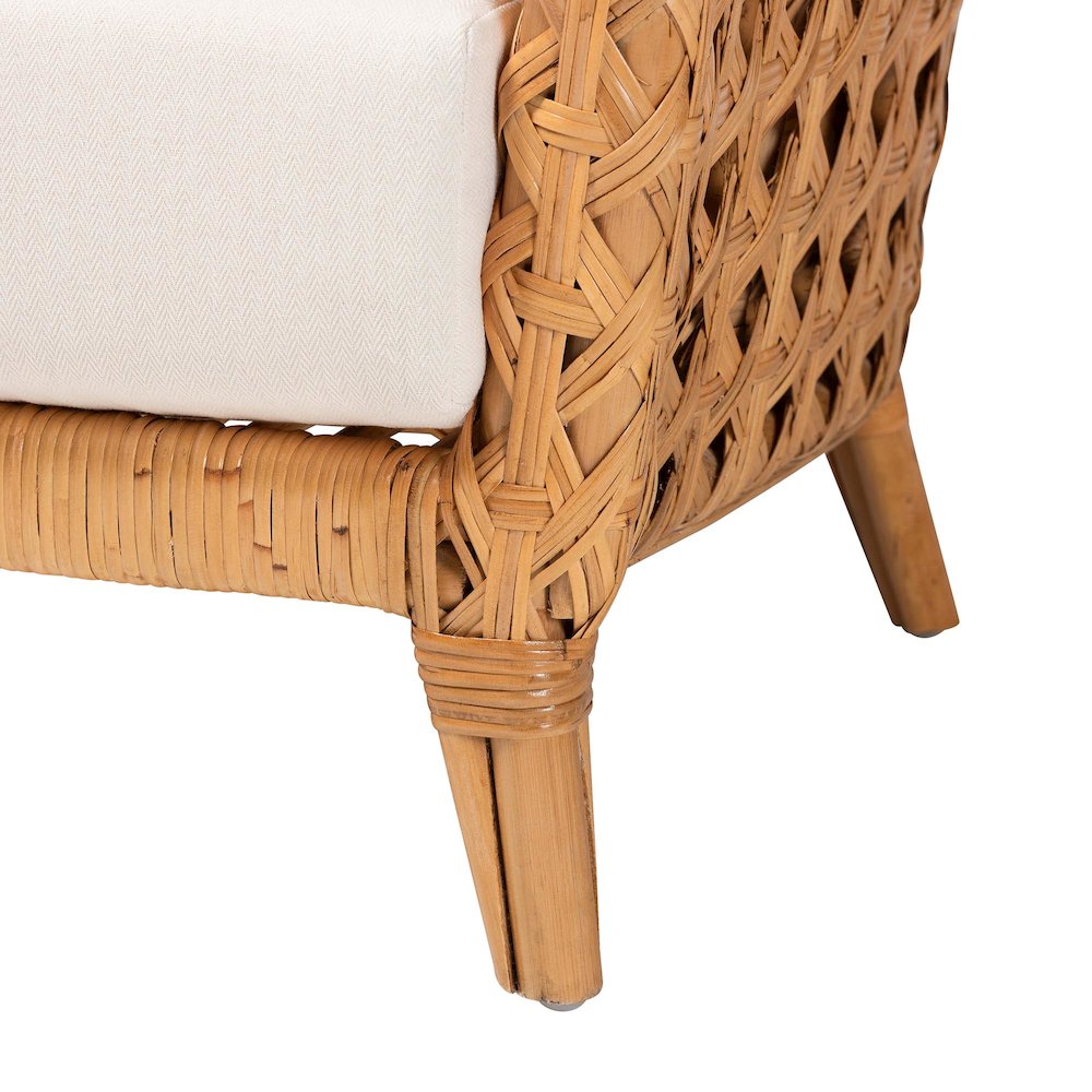 Daiwa Bohemian Light Honey Ratan Accent Chair. Picture 6