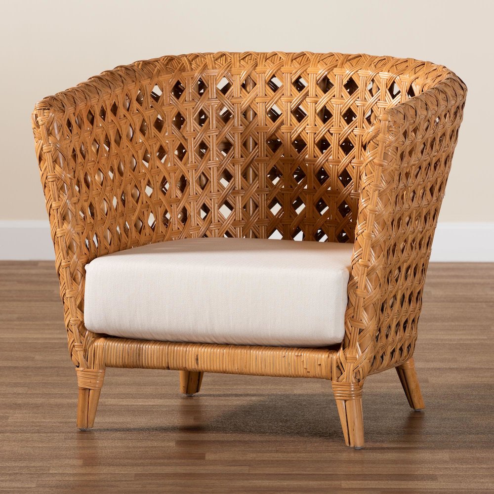 Daiwa Bohemian Light Honey Ratan Accent Chair. Picture 9
