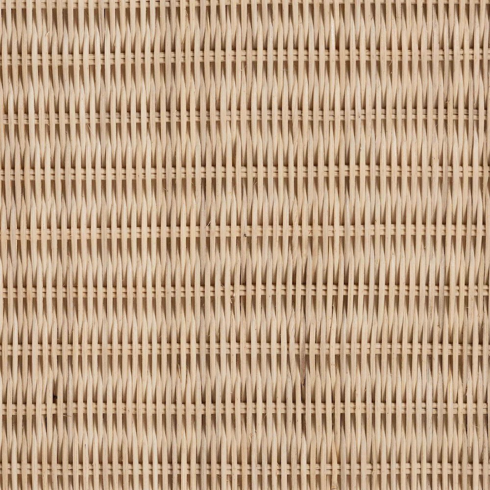 Lanica Japandi Sun Bleached Rattan 2-Drawer Console Table. Picture 8