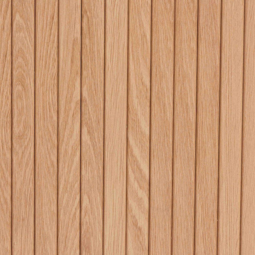 Baxton Studio Lucia Fluted Wood Storage Cabinet - Mid-Century Modern Sideboard. Picture 7