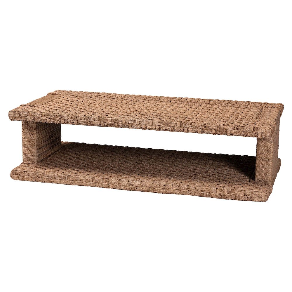 Rhinos Handwoven Seagrass Coffee Table. Picture 1