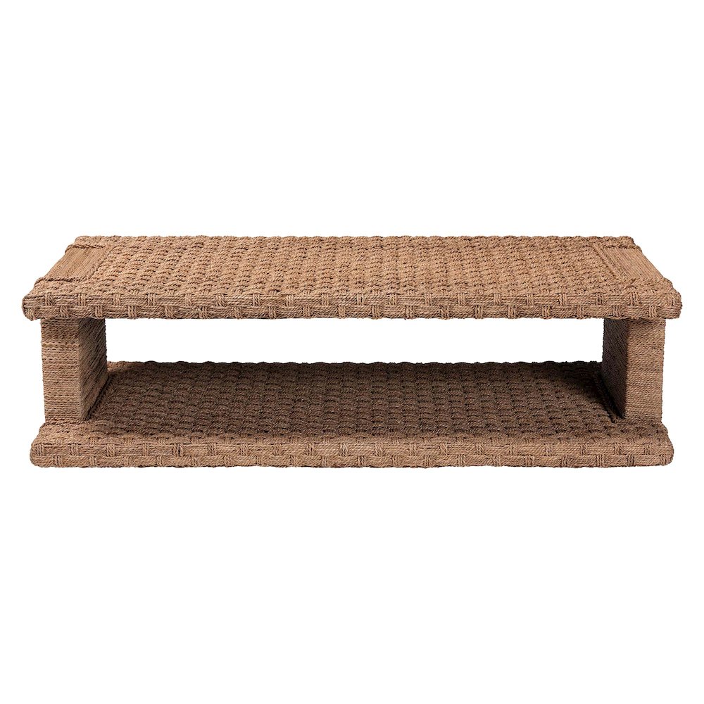 Rhinos Handwoven Seagrass Coffee Table. Picture 2