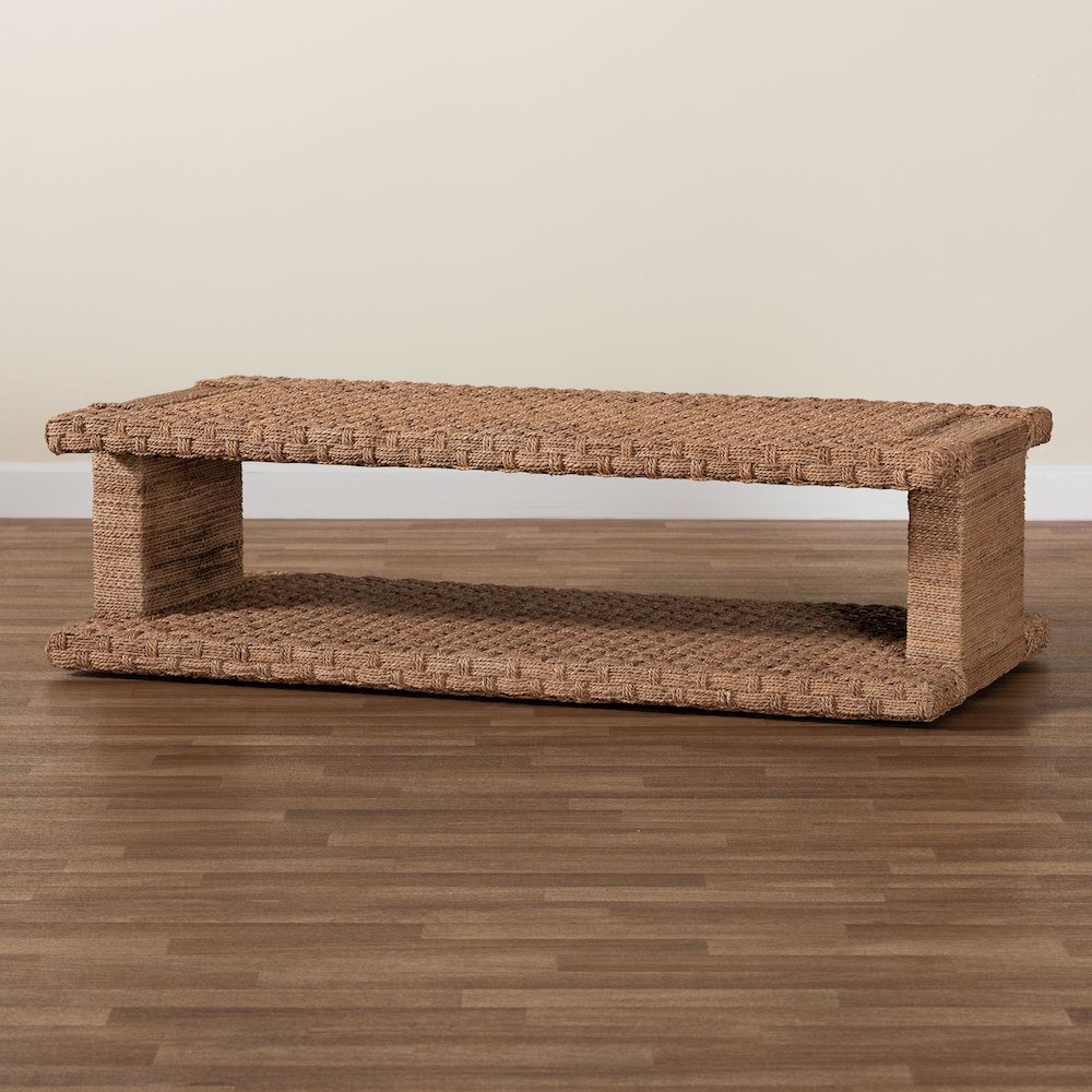Rhinos Handwoven Seagrass Coffee Table. Picture 8