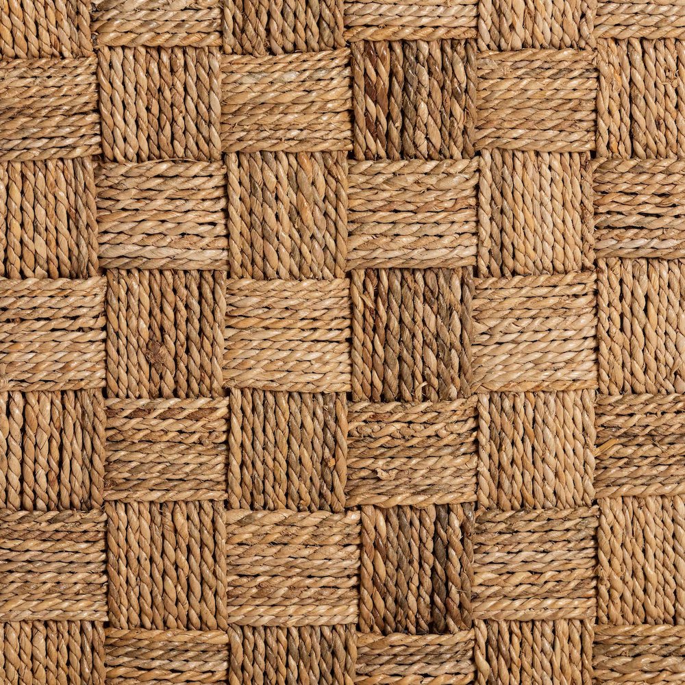 Sabit Bohemian Seagrass and Mahogany Wood Dining Chair. Picture 7