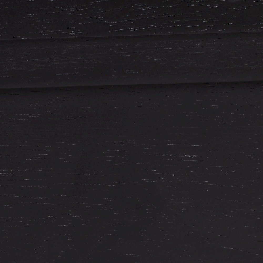 Cascadia Mid-Century Modern Ebony Black Wood Queen Size Wingback Platform Bed. Picture 6