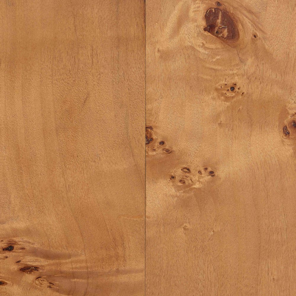 Modern and Contemporary Natural Mappa Real Burl Wood 2-Door Console Cabinet. Picture 6