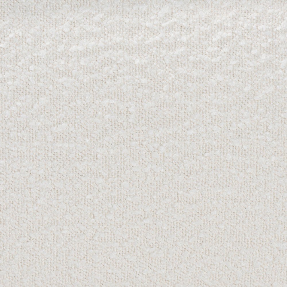 Laverick Modern Cream Boucle Queen Platform Bed with Border Piping. Picture 6