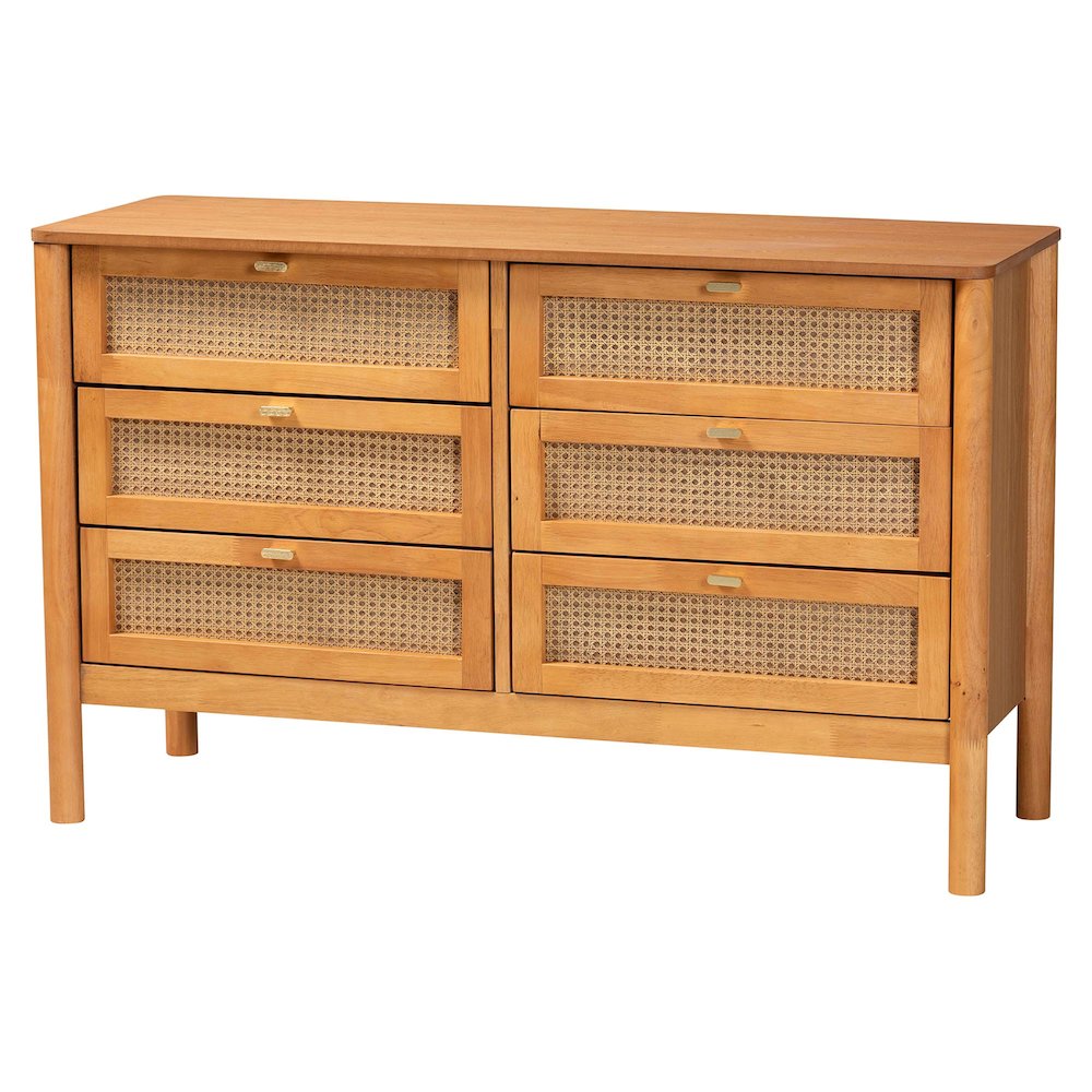 Jenn Golden Brown Wood Japandi 3-Piece Storage Set. Picture 4